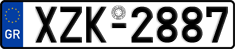 License plate of Greece, Cars