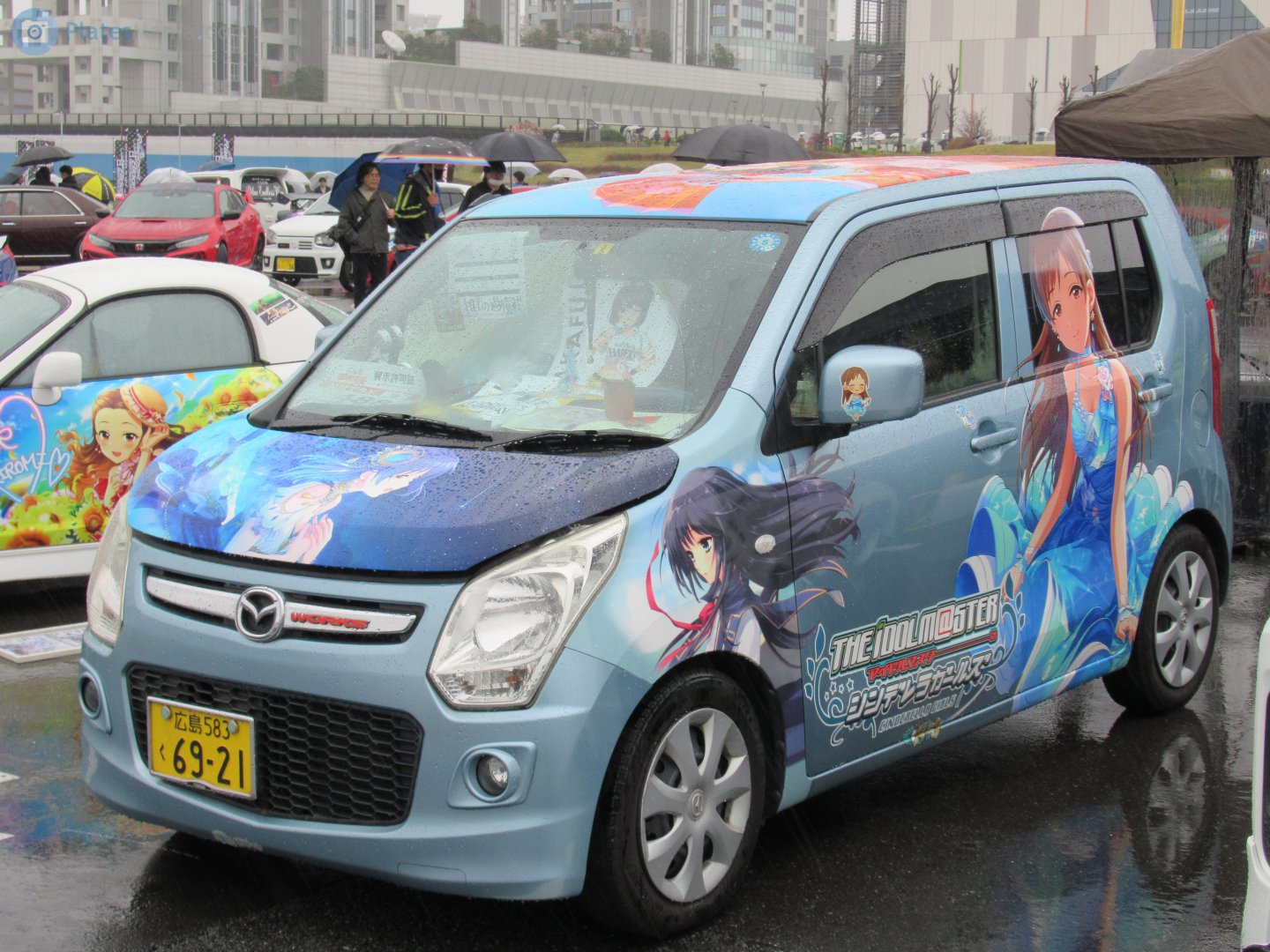 広島 583 く 6921, Mazda Flair 