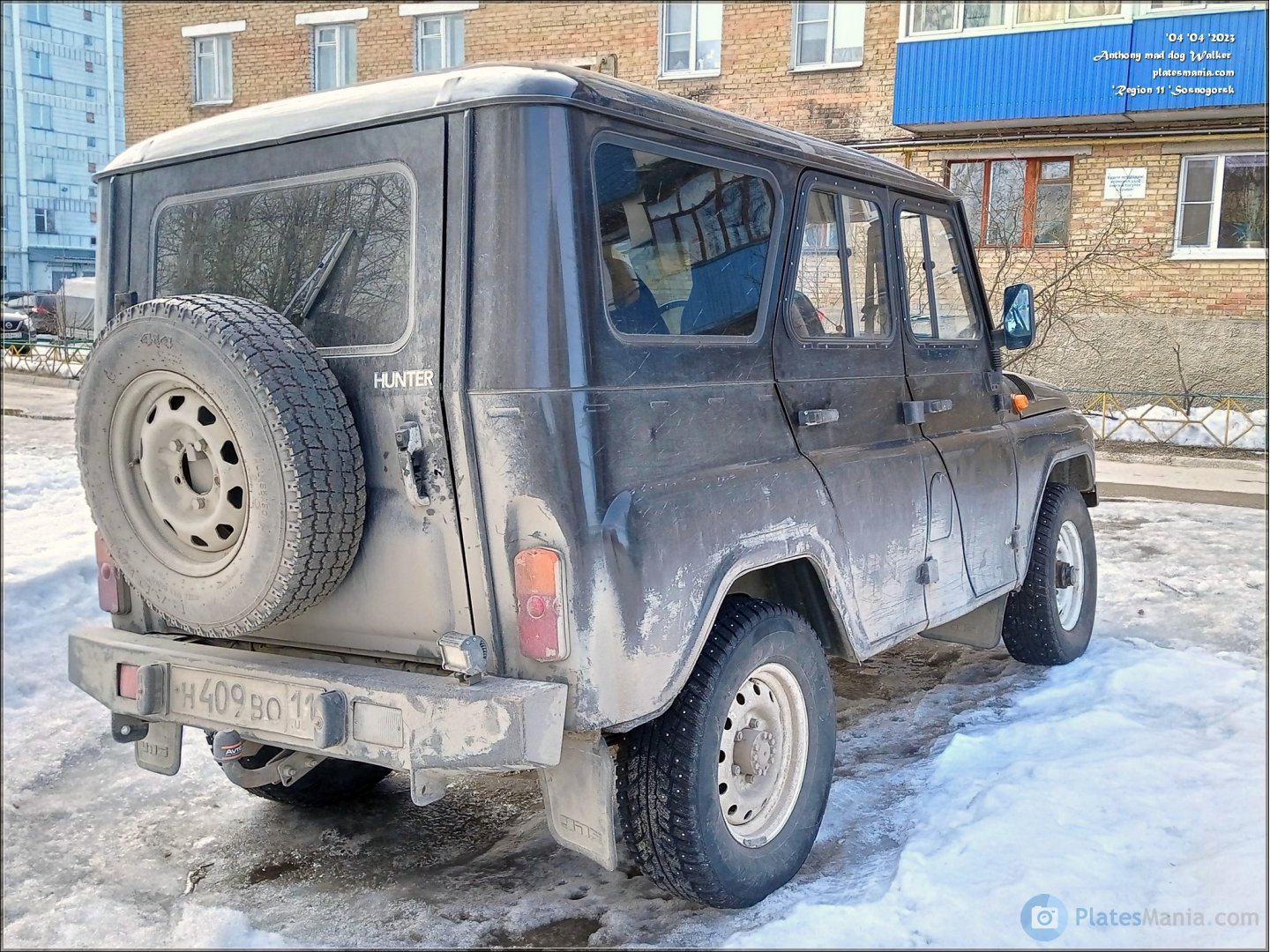 н 409 во 11, UAZ 469/3151 3151/2924 Hunter, 2003–