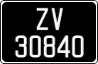 License plate of Ireland, Oldtimers