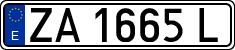 License plates of Spain, 1971 year series