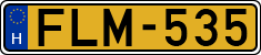 license plates of Hungary, Commercial vehicles (1990)
