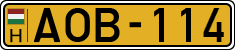license plates of Hungary, Commercial vehicles (1990)