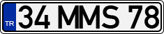 License plate of Turkey, Regular plates