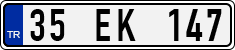 License plate of Turkey, Regular plates