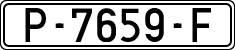 License plates of Spain, 1971 year series