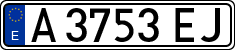 License plates of Spain, 1971 year series