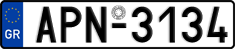 License plate of Greece, Cars