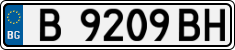 License plate of Bulgaria, Cars
