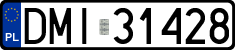 License plates of Poland, Regular car plates