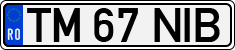 License plate of Romania, Regular plates