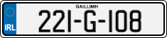 License plate of Ireland, Regular plates
