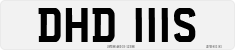 License plate of the United Kingdom, 1963 year system