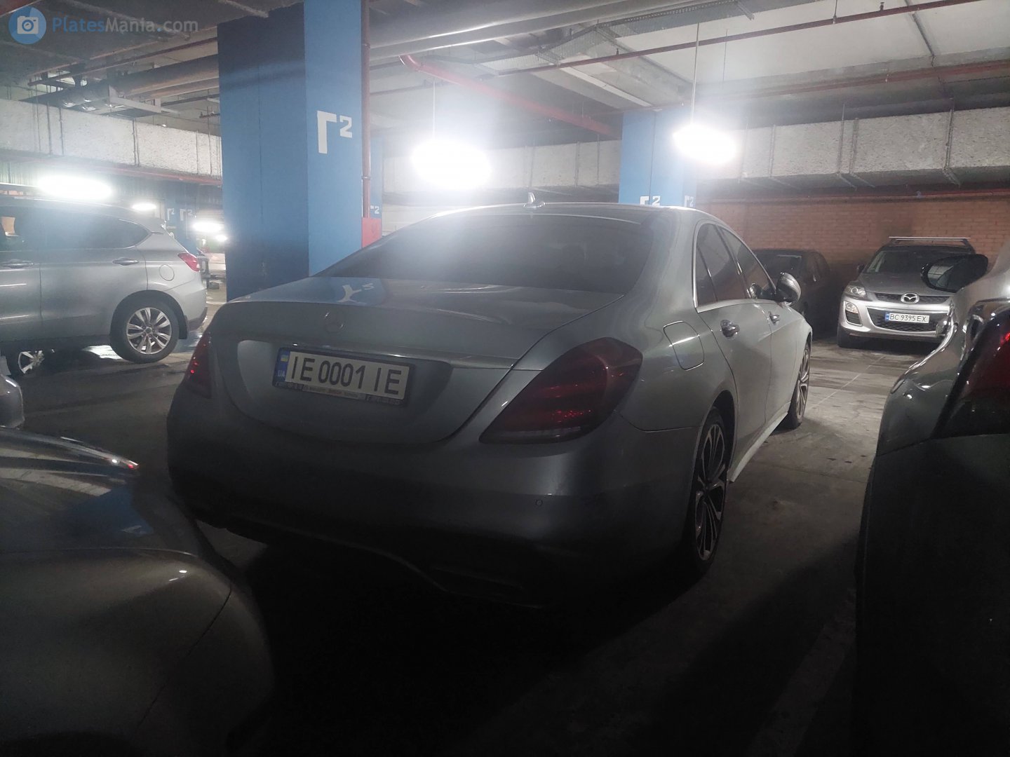 IE 0001 IE, Mercedes-Benz S-Klasse 8th gen Sedan (W222/V222), 2013–2020