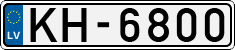 License plate of Latvia, Regular car plates