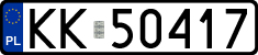 License plates of Poland, Regular car plates
