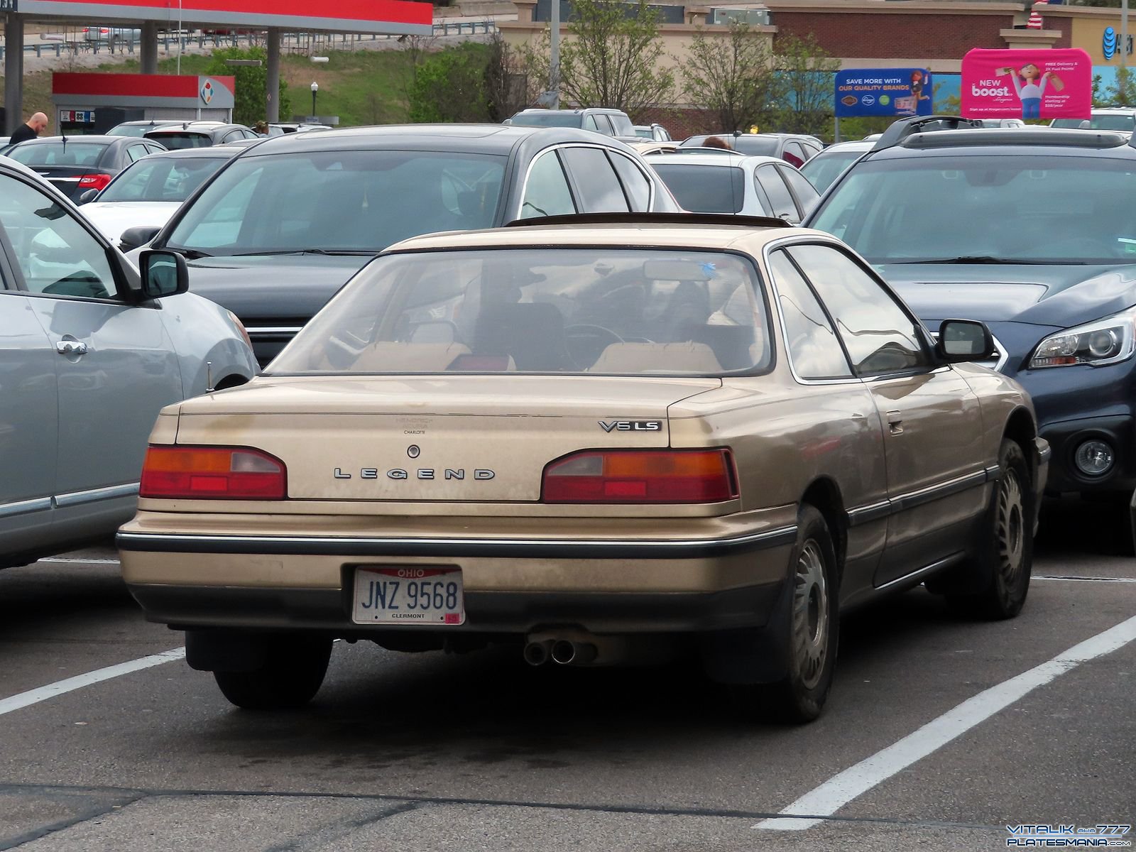 JNZ 9568, Acura Legend 1st gen Coupé (KA3), 1987–1990