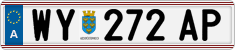 License plate of Austria, Regular plates