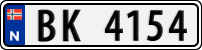 License plate of Norway, Trailers, motorcycles, special vehicles