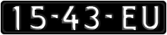 License plate of Portugal, Regular plates