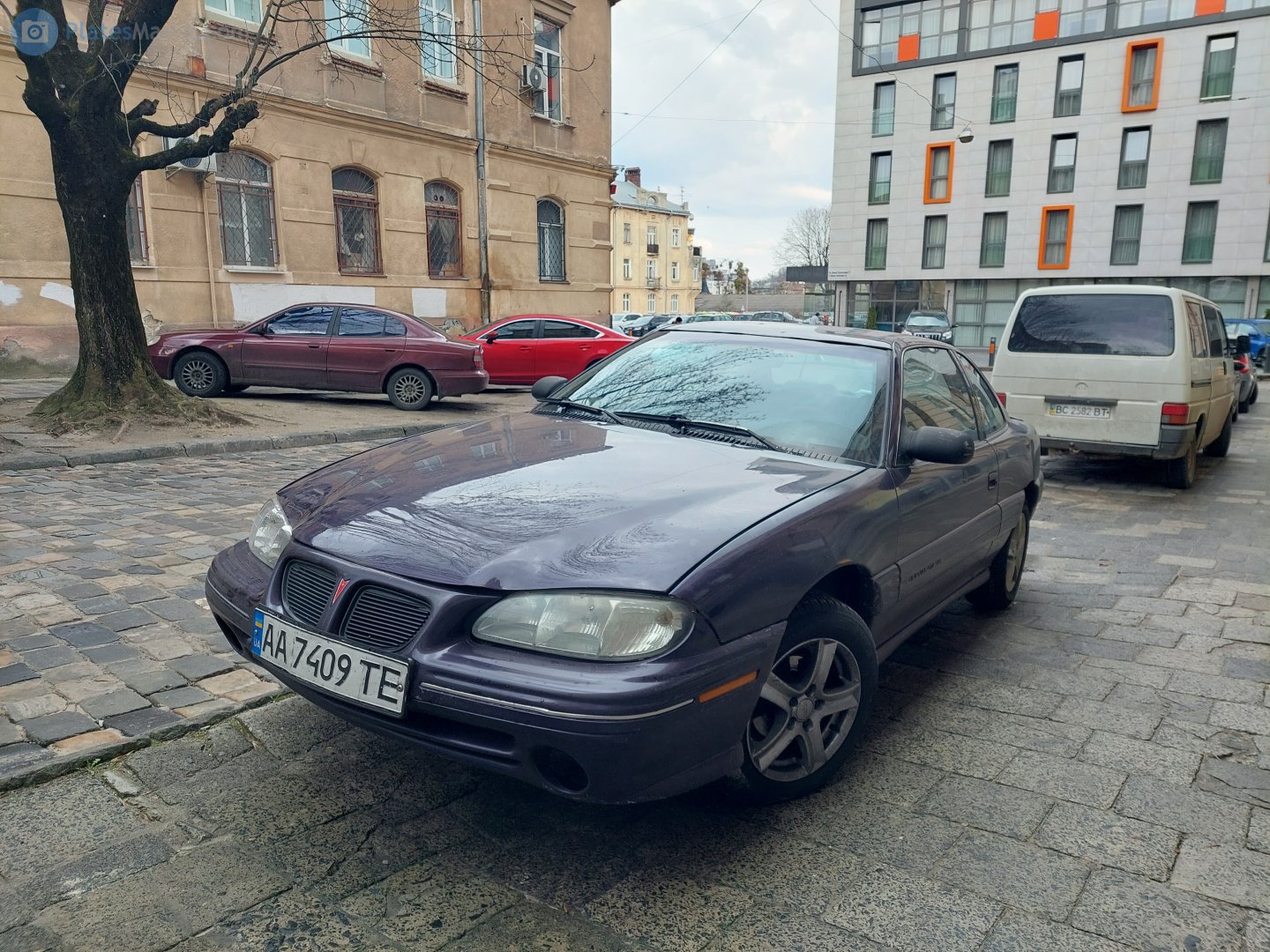 AA 7409 TE, Pontiac Grand Am 4th gen 2-door Coupé (N-body), facelift, 1995–1998