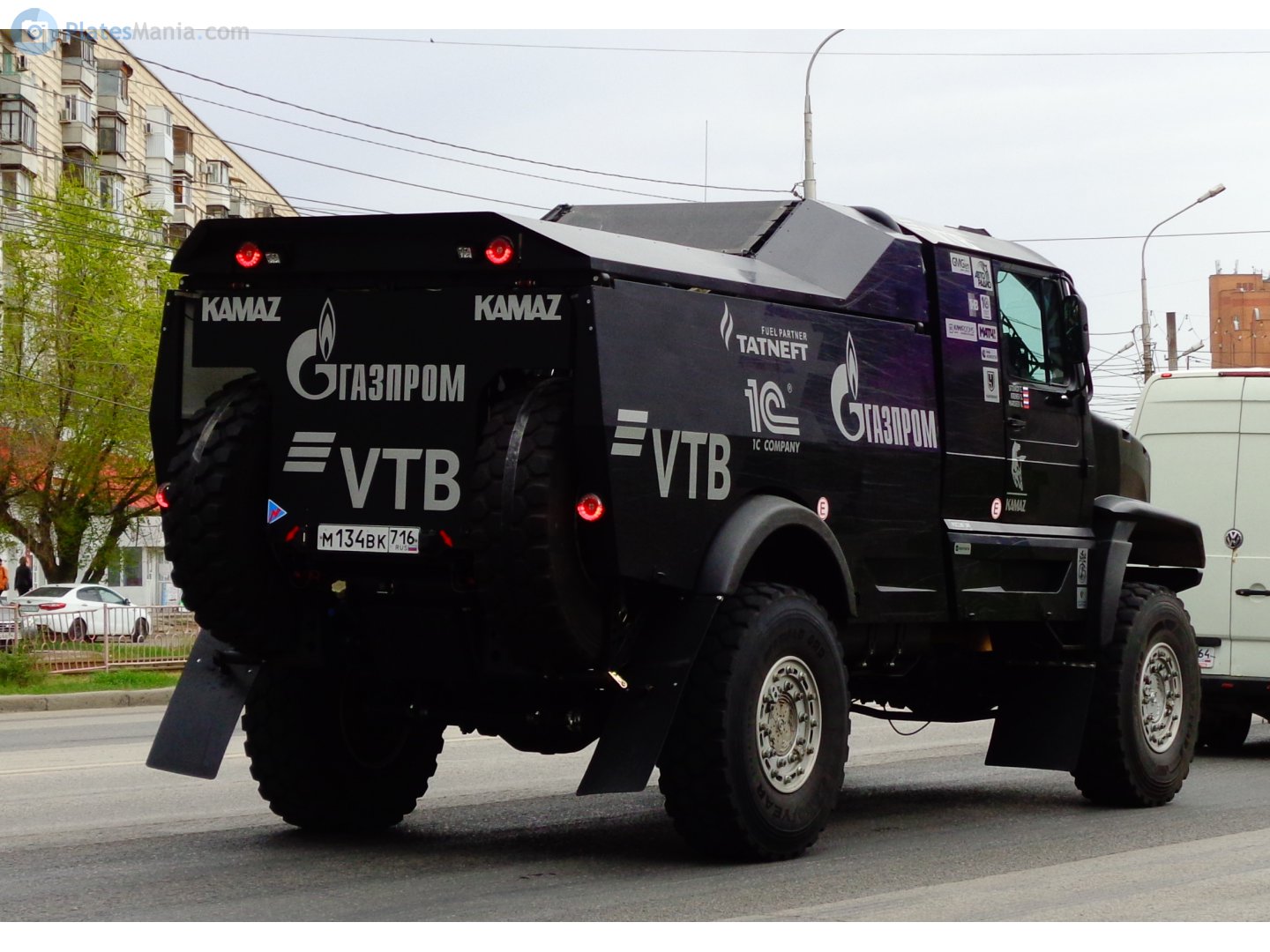 м 134 вк 716, KamAZ 4350 43509 (hood version, KAMAZ-master), 2015–2016