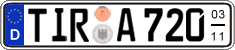 German license plate, Seasonal plates