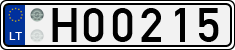 License plate of Lithuania, Oldtimers