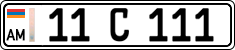 License plate of Armenia, Privately owned trailers