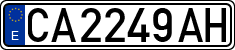 License plates of Spain, 1971 year series