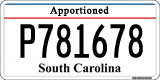 South Carolina, Apportioned (A123456)
