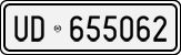 License plate of Italy, Cars (1927 year series)