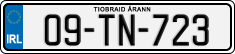 License plate of Ireland, Regular plates