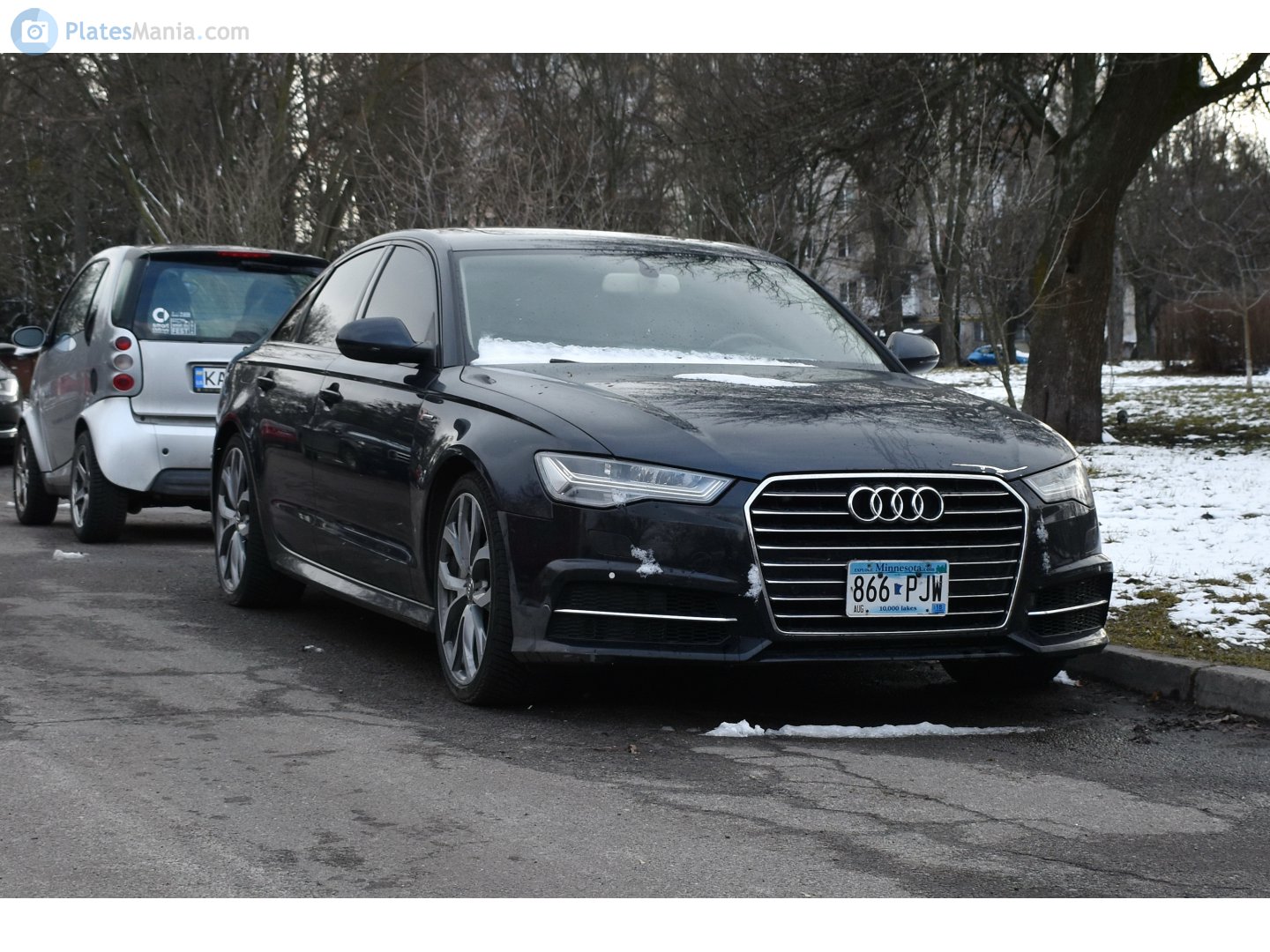 866-PJW, License plate without vehicle 