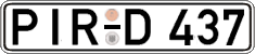 German license plate, Regular plates