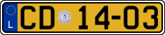 License plate of Luxembourg, Diplomatic