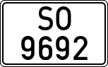 License plates of Spain, 1900 year series