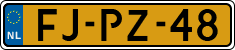 License plate of the Netherlands, Cars