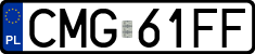 License plates of Poland, Regular car plates