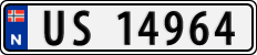 License plate of Norway, Cars
