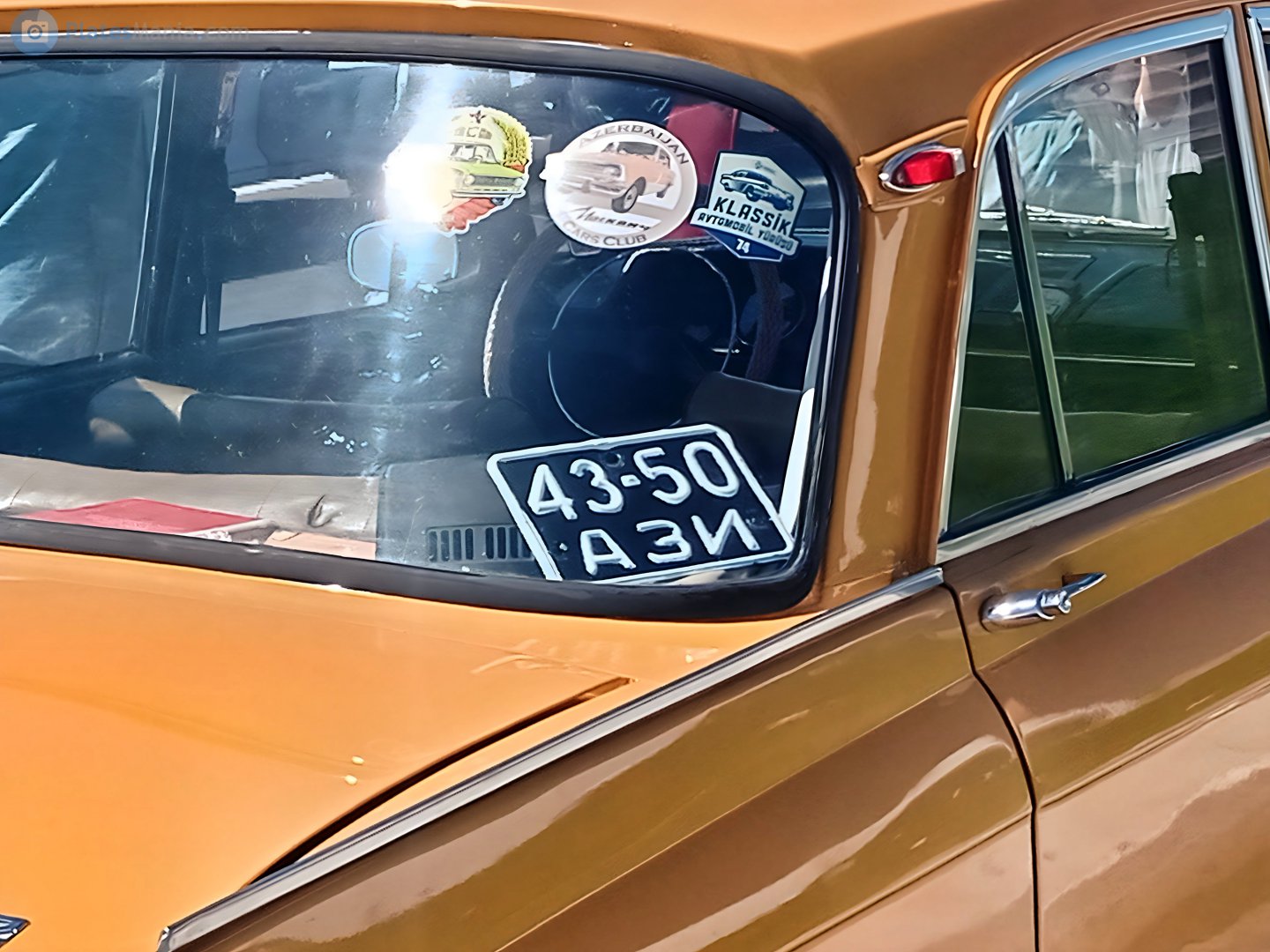 4350 АЗИ, License plate without vehicle 