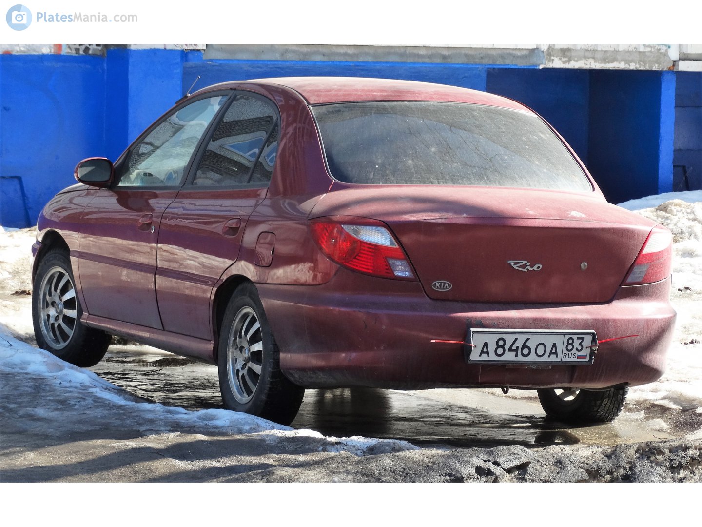 а 846 оа 83, Kia Rio 1st gen Sedan (DC), 2000–2002