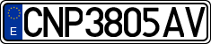 License plates of Spain, Official and military plates