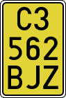 License plates of Spain, Specialty plates
