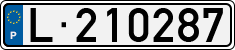 License plate of Portugal, Trailers