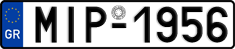 License plate of Greece, Cars