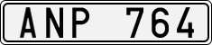 License plate of Sweden, Regular plates