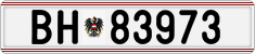 License plate of Austria, Official services and consulates