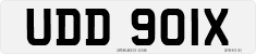 License plate of the United Kingdom, 1963 year system