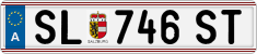 License plate of Austria, Regular plates